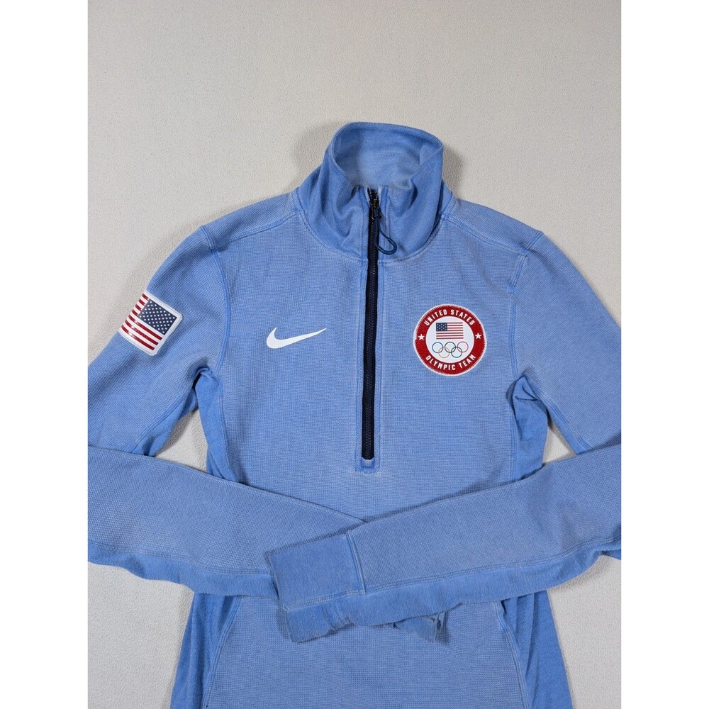 NIKE ACG USA Olympic Team 1/4 Zip Sweatshirt Dri-Fit ADV Women's Small Quarter - Picture 1 of 11